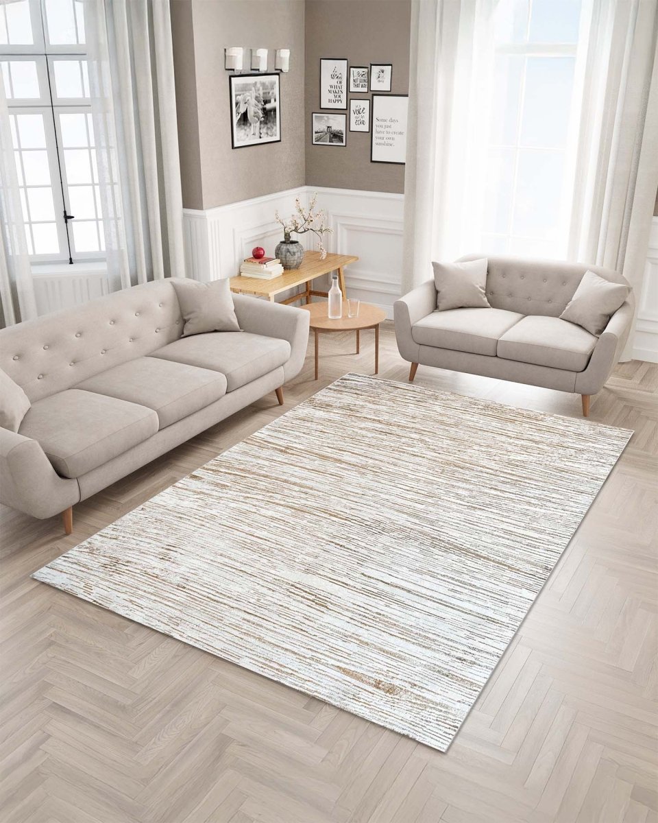 Alfombra Arte 8064 Gris Dorado Kodaz Carpet