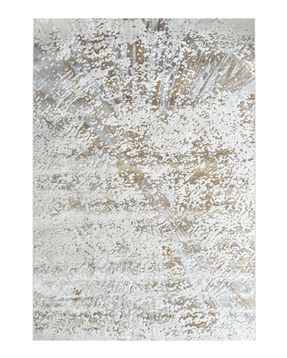 Alfombra Arte 8073 Blanco Dorado Kodaz Carpet