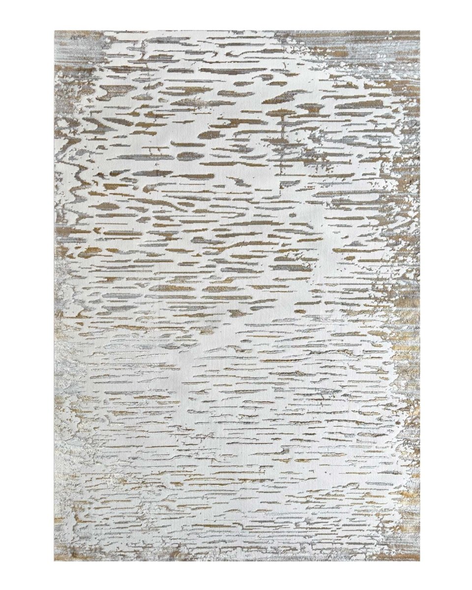 Alfombra Arte 8429 Blanco Dorado Kodaz Carpet