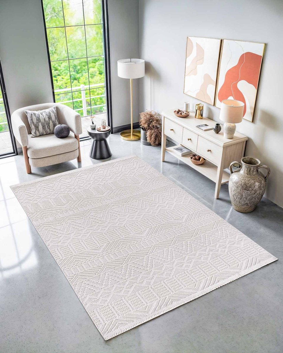 Athena 384 Blanco Hueso - Kodaz CarpetKodaz Carpet