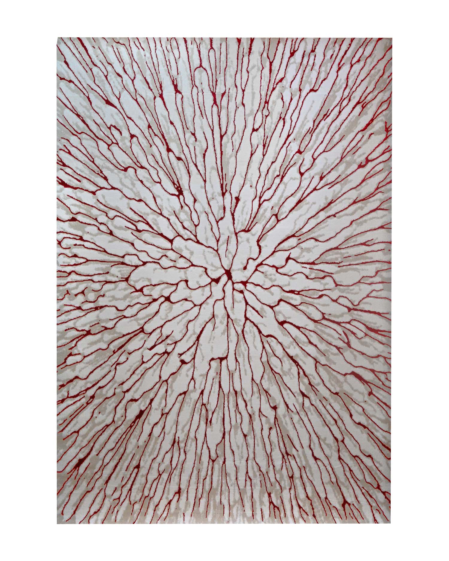 Delta 550A Beige Rojo | Alfombra - Kodaz Carpet Latam