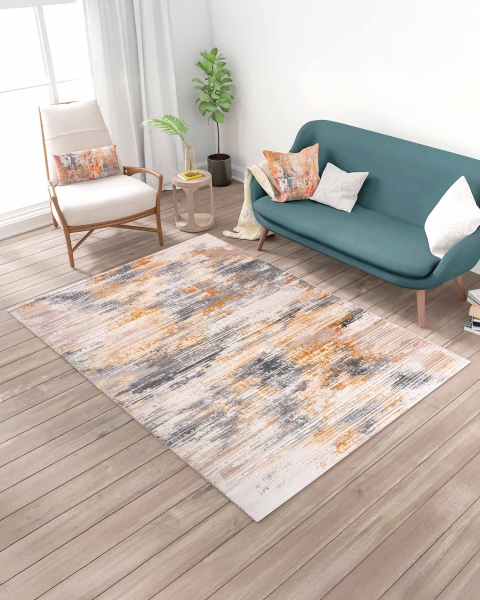 Alfombra Gamma 341A Blanco Hueso Kodaz Carpet