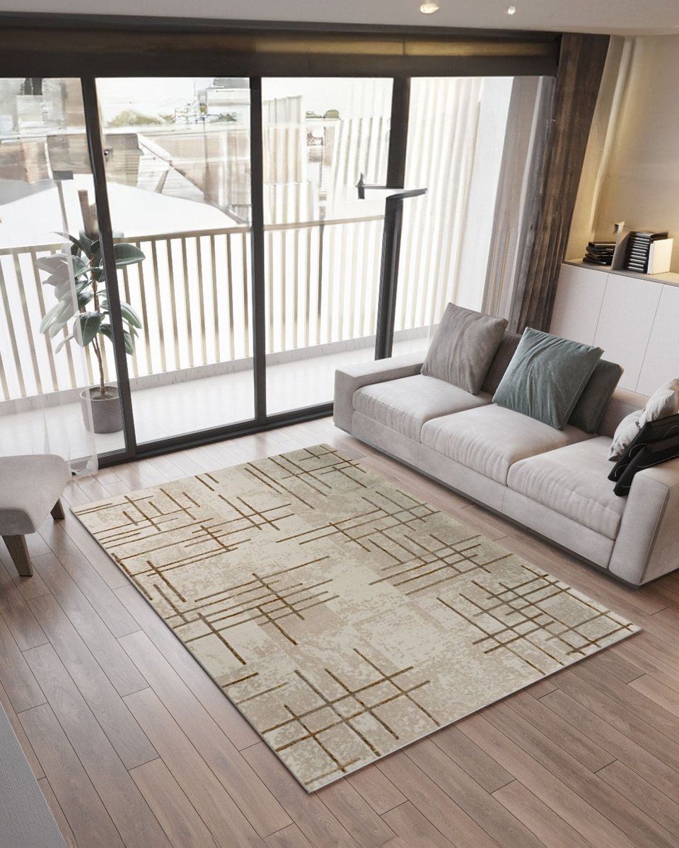 Alfombra Gamma 358A Beige Dorado | Alfombra Kodaz Carpet