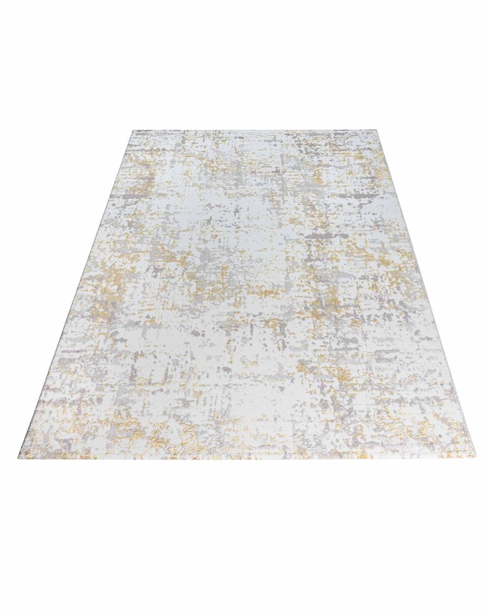 Alfombra Gamma 533A Beige Plateado Kodaz Carpet