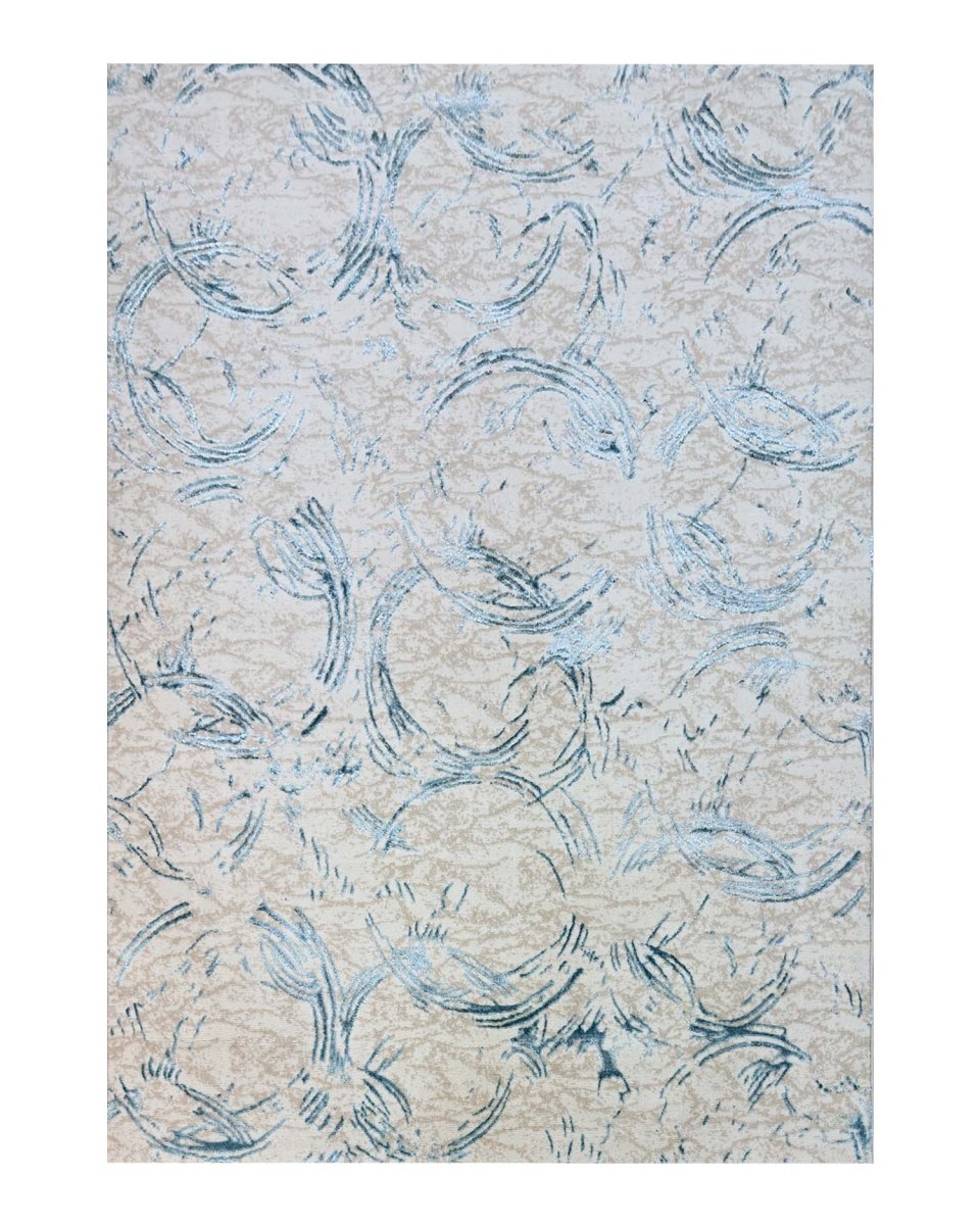 Alfombra Gamma 627A Beige Azul Kodaz Carpet