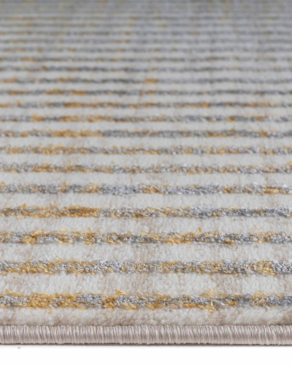 Alfombra Gamma 633A Beige Gris Dorado Kodaz Carpet
