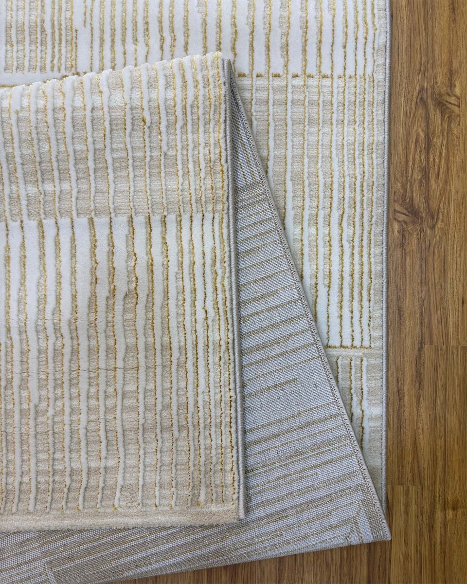 Alfombra Gamma 685A Beige Dorado Kodaz Carpet