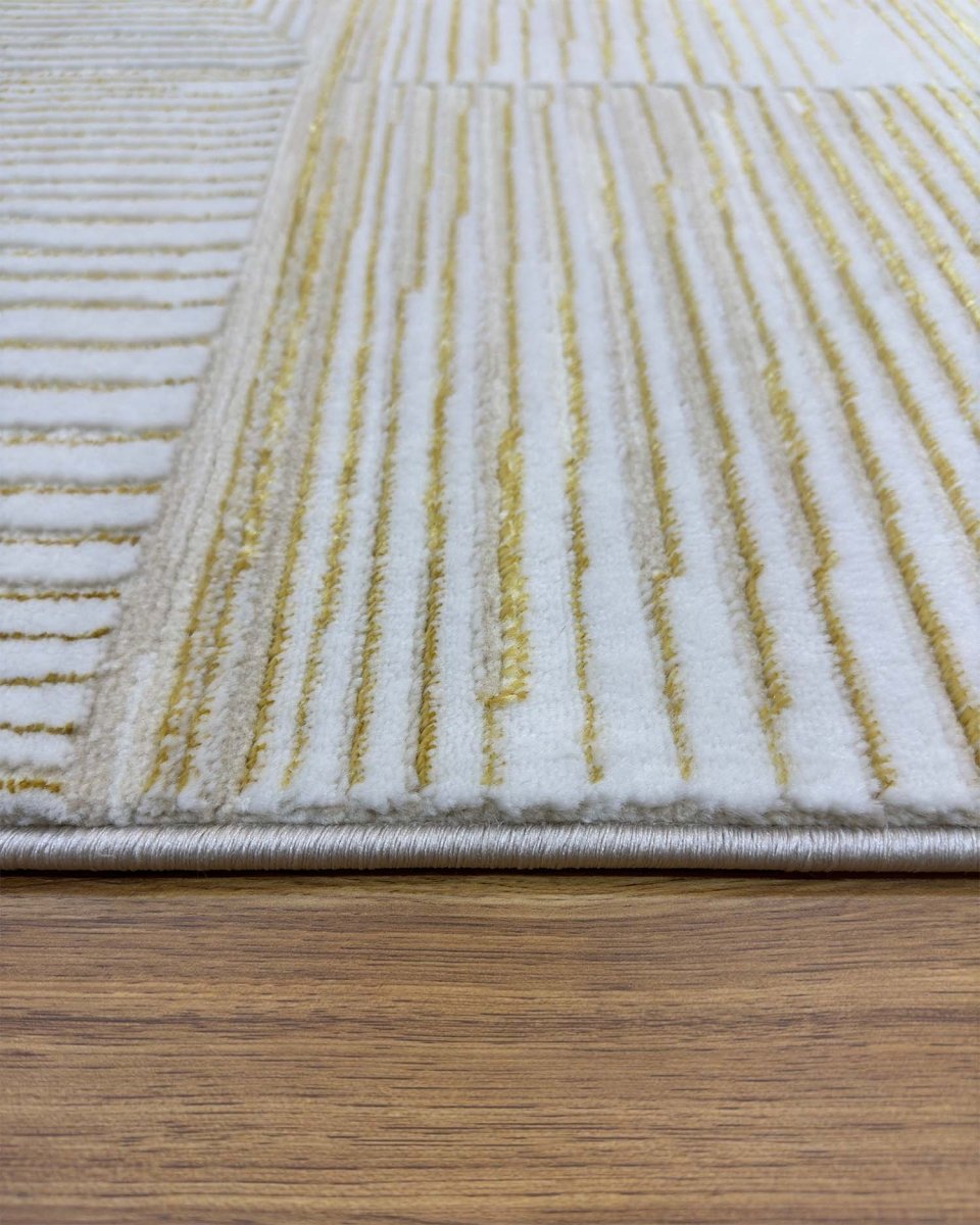 Alfombra Gamma 685A Beige Dorado Kodaz Carpet
