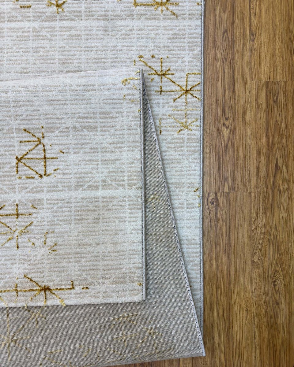 Alfombra Gamma 689A Beige Dorado Kodaz Carpet