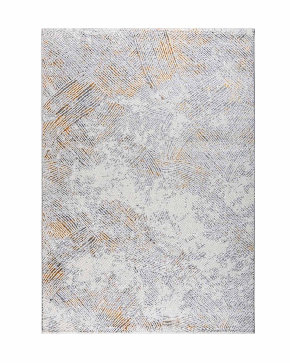 Alfombra Gamma 731A Dorado Plateado Kodaz Carpet