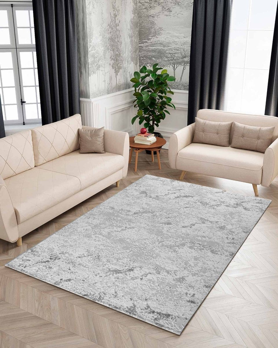 Alfombra Gamma 773A Blanco Gris Kodaz Carpet