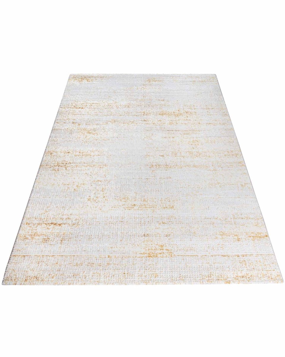 Alfombra Gamma 780A Blanco Dorado Kodaz Carpet