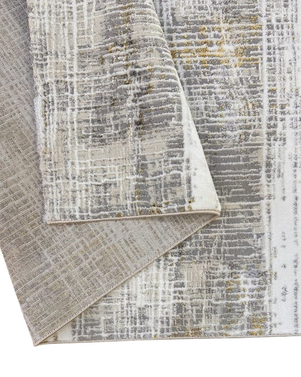 Alfombra Loft 795 Blanco Plateado Kodaz Carpet