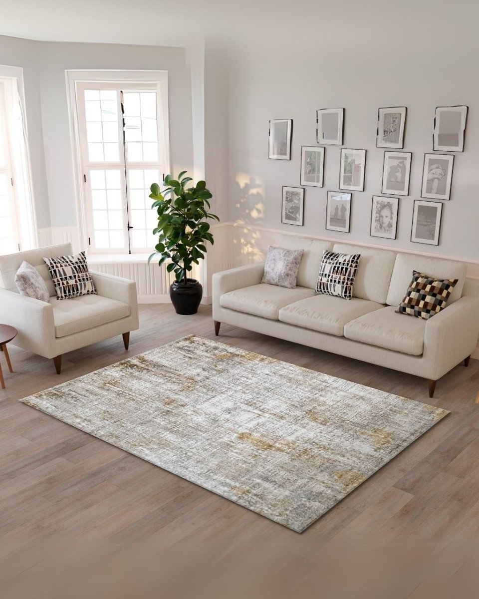 Alfombra Loft 797 Blanco Plateado Kodaz Carpet