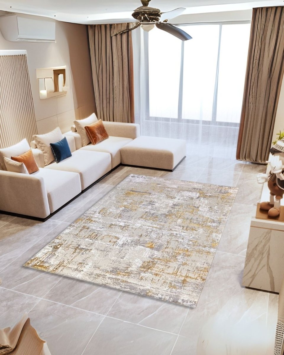 Alfombra Loft 798 Blanco Plateado Kodaz Carpet