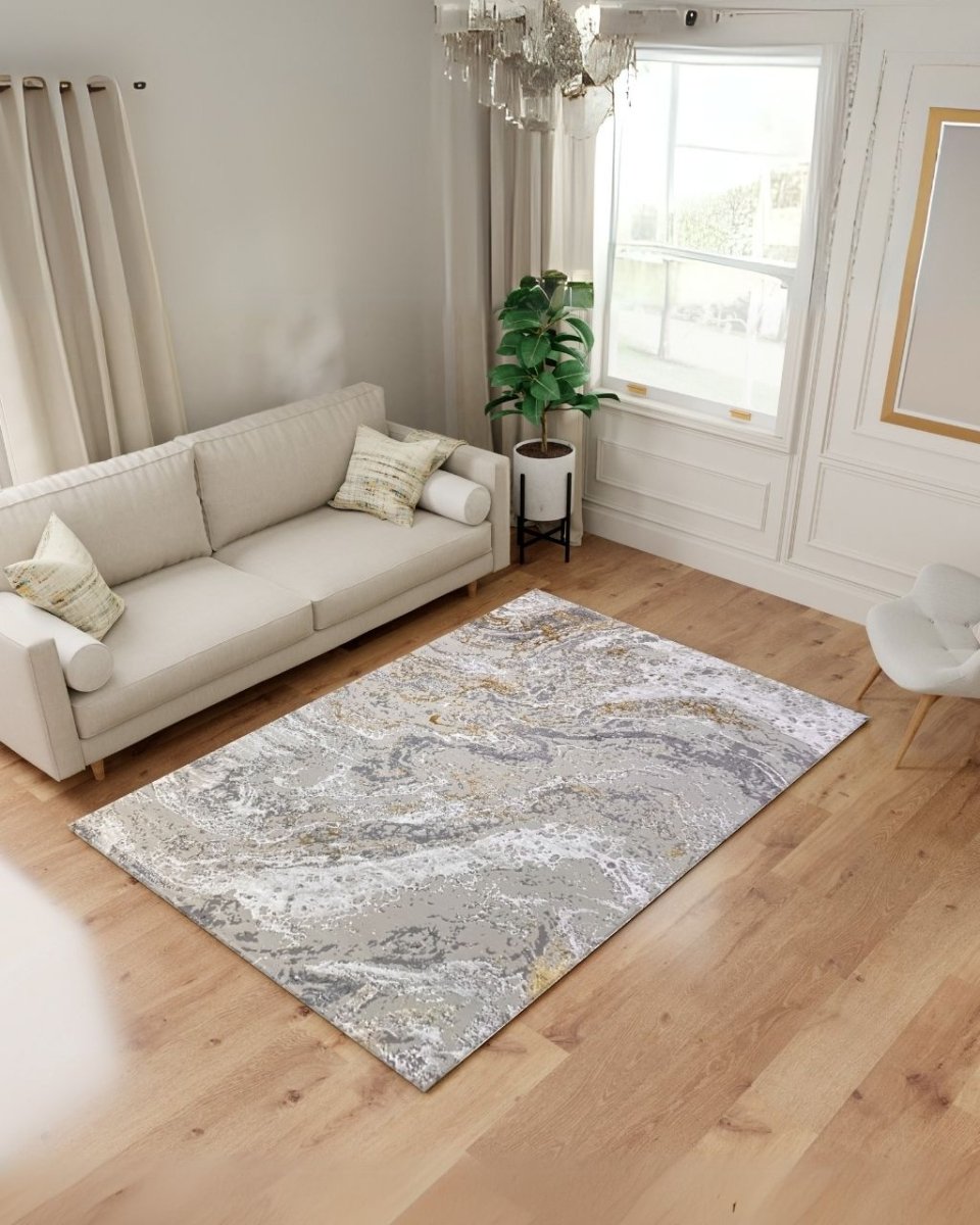 Alfombra Loft 799 Blanco Gris Kodaz Carpet