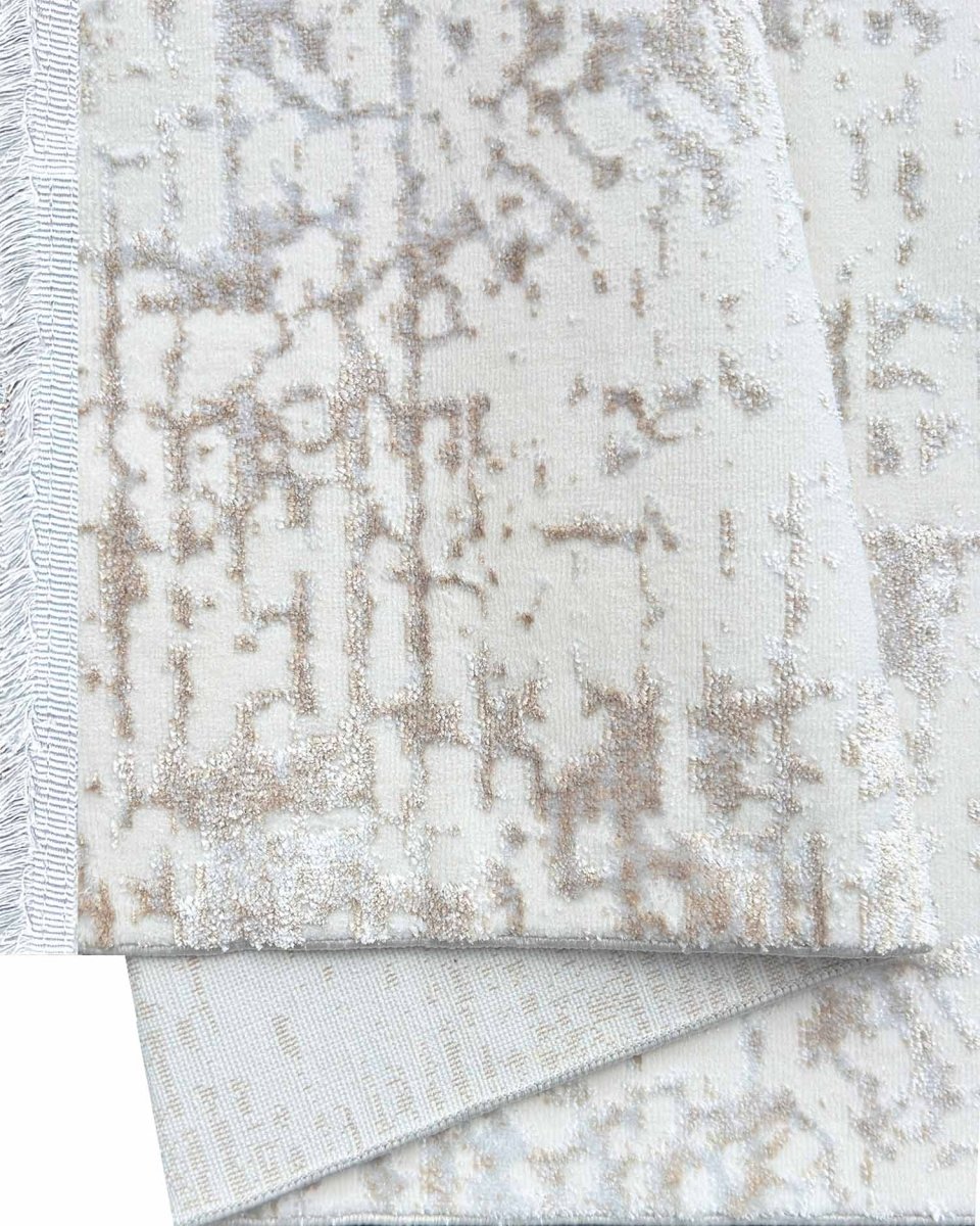 Alfombra Lotus 434 Blanco Beige Kodaz Carpet