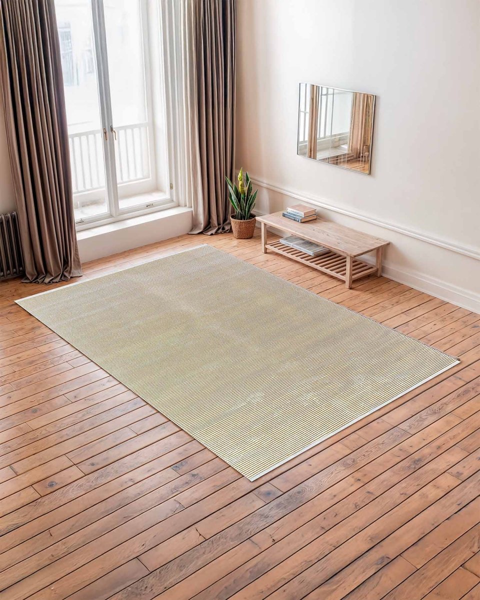 Alfombra Lotus 958 Blanco Dorado Kodaz Carpet