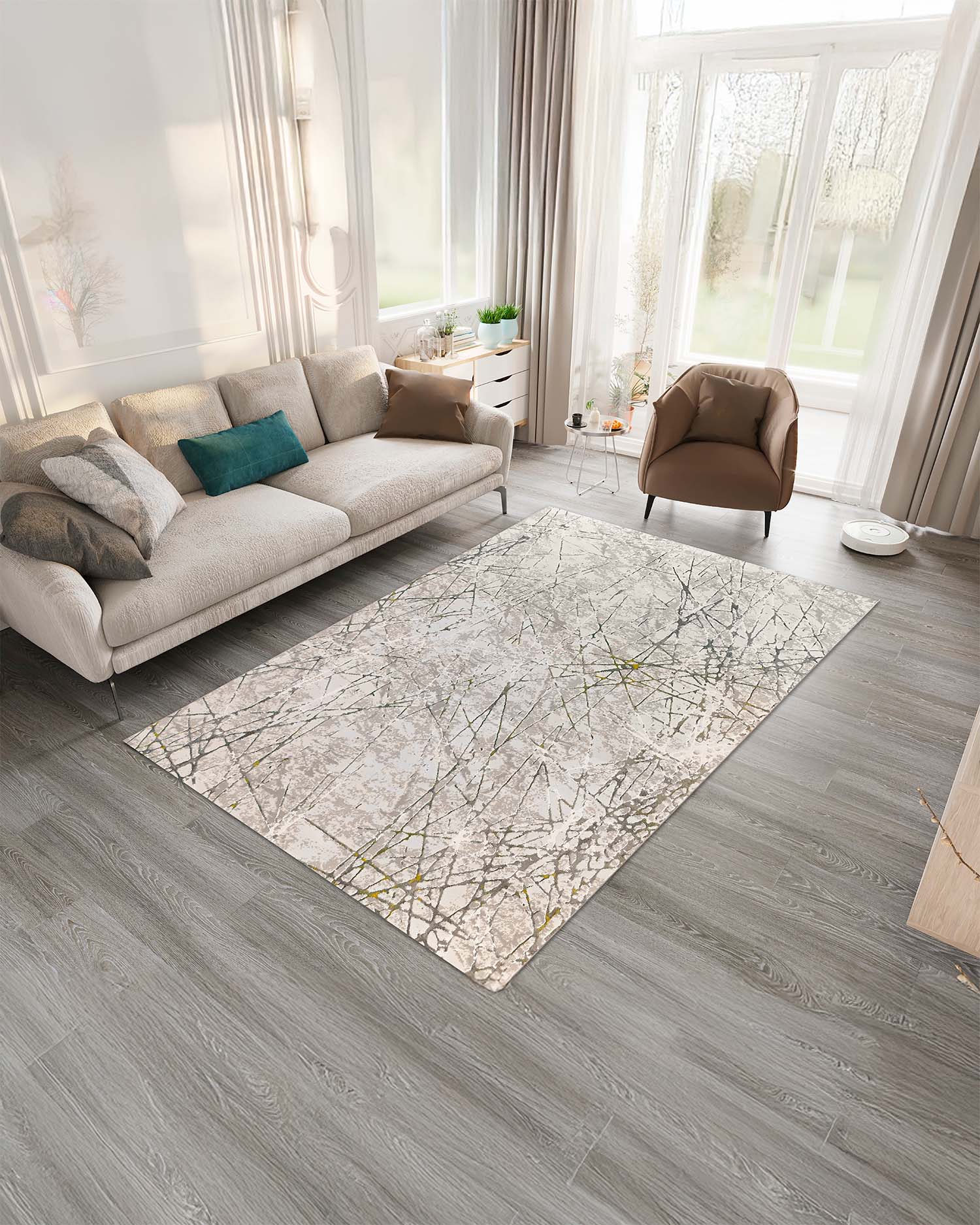 Prada 1411 Beige Taupé | Alfombra - Kodaz Carpet Latam