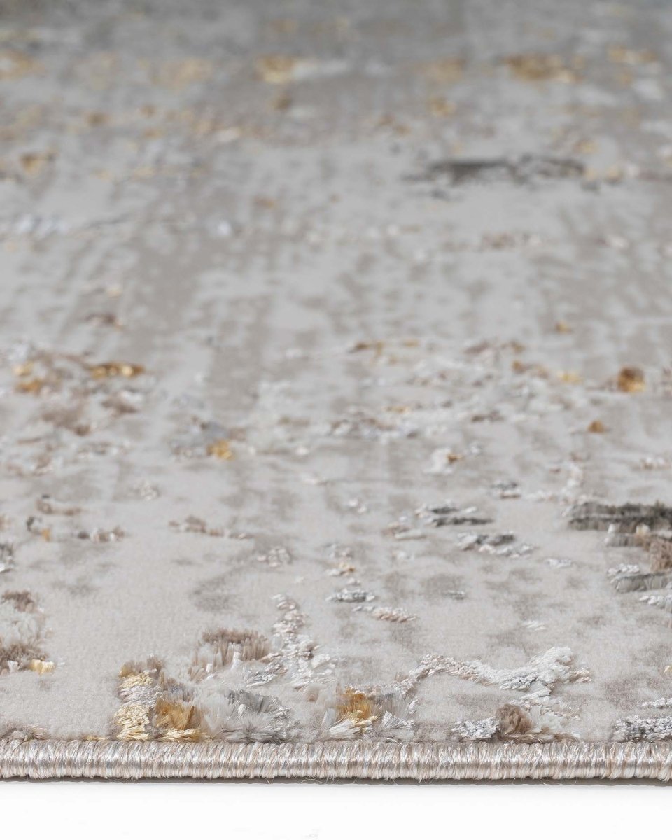 Alfombra Prada 1443A Gris Dorado Kodaz Carpet