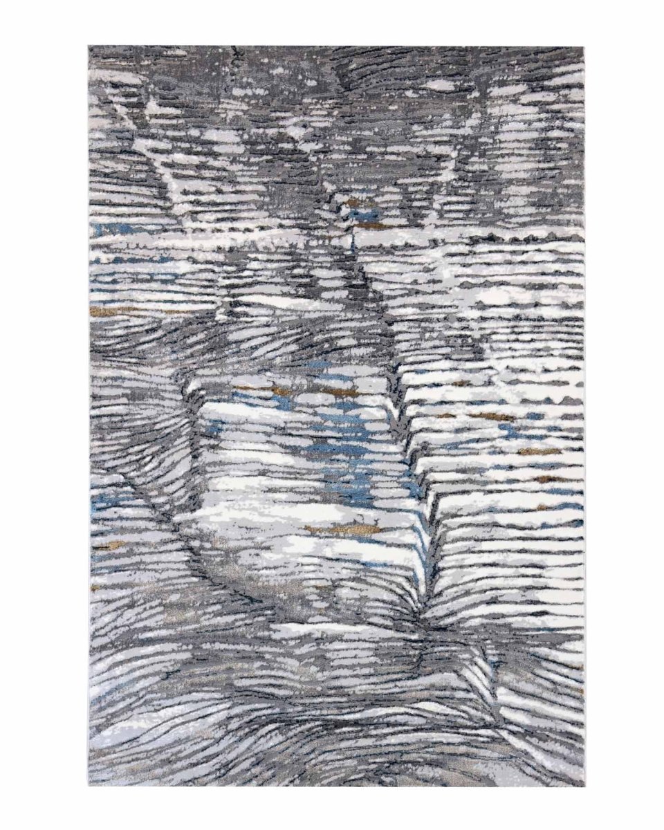 Alfombra Sigma 245A Azul Gris Kodaz Carpet