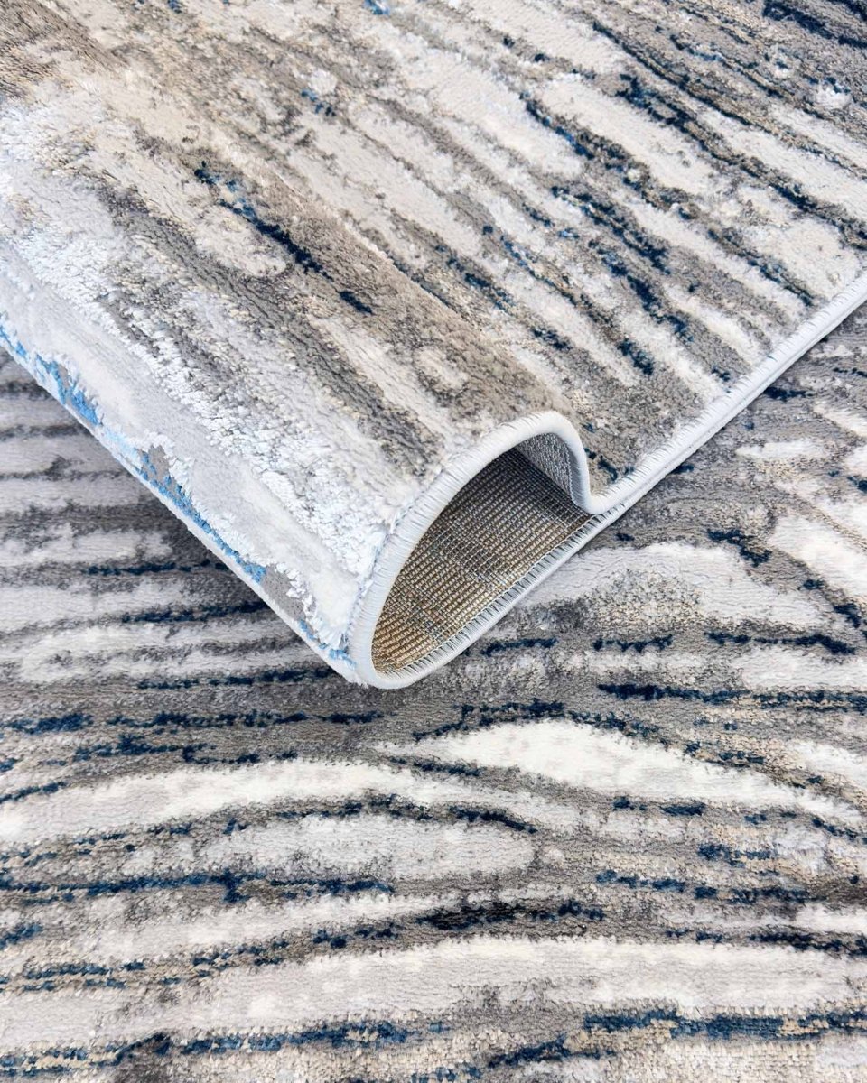 Alfombra Sigma 245A Azul Gris Kodaz Carpet