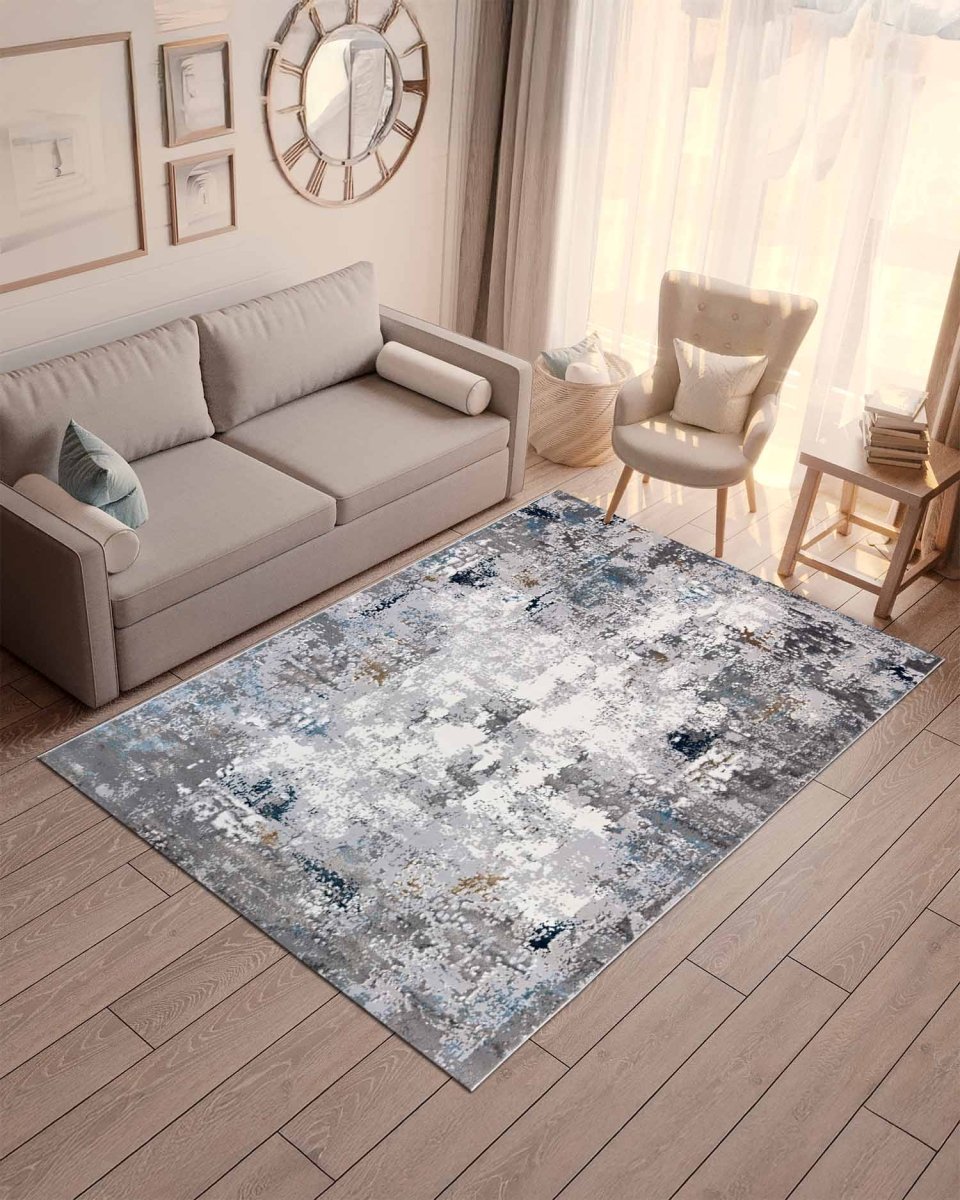 Alfombra Sigma A23 Beige Azul Kodaz Carpet