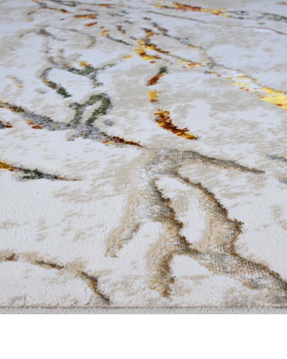 Alfombra Zeta 428A Beige Dorado Kodaz Carpet