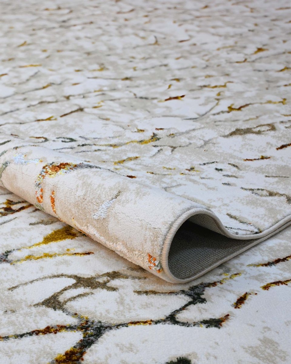 Alfombra Zeta 428A Beige Dorado Kodaz Carpet