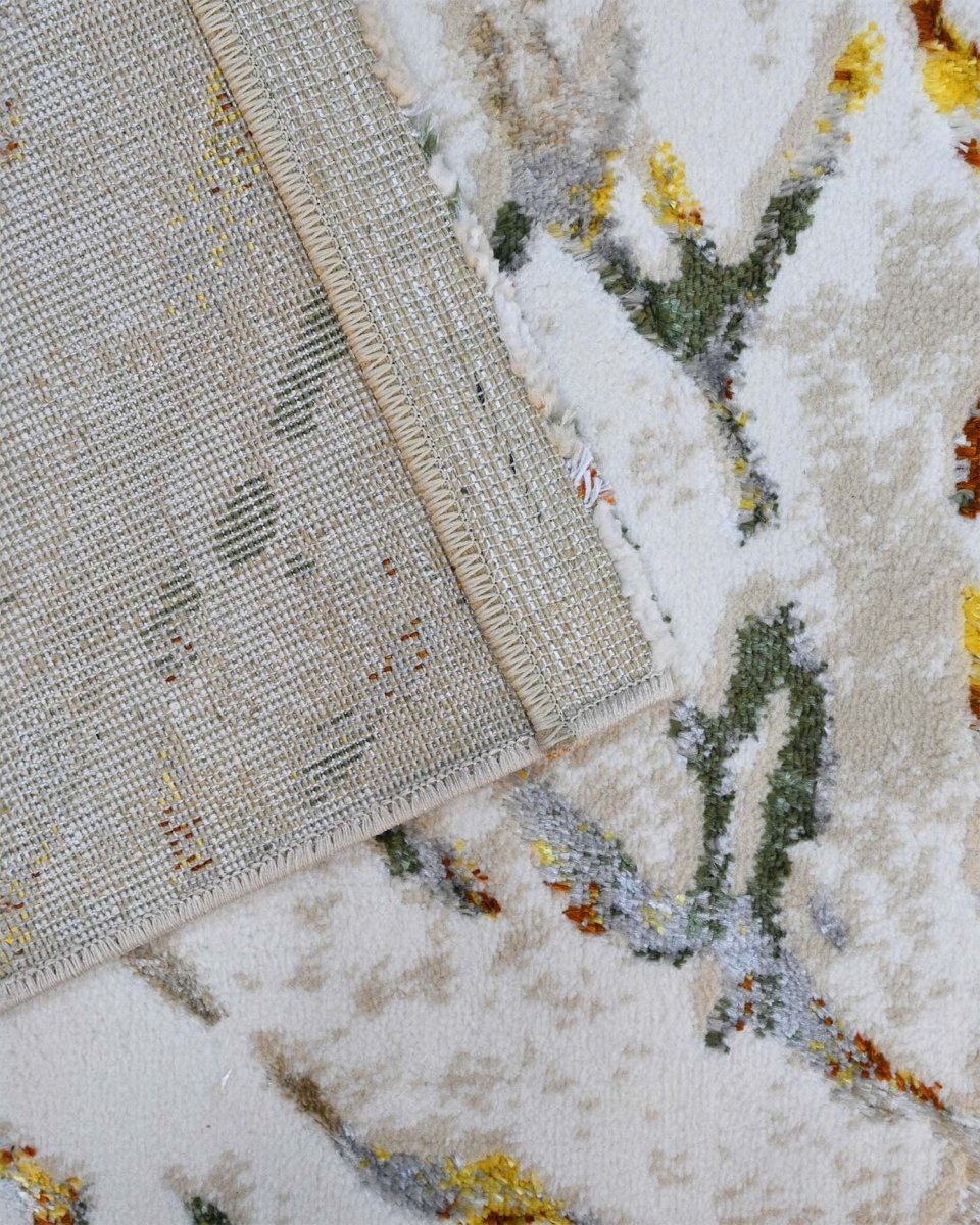 Alfombra Zeta 428A Beige Dorado Kodaz Carpet