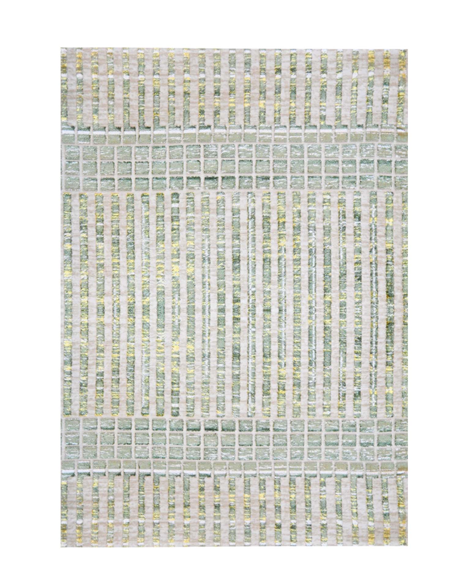 Zeta 487A Beige Verde | Alfombra - Kodaz Carpet Latam