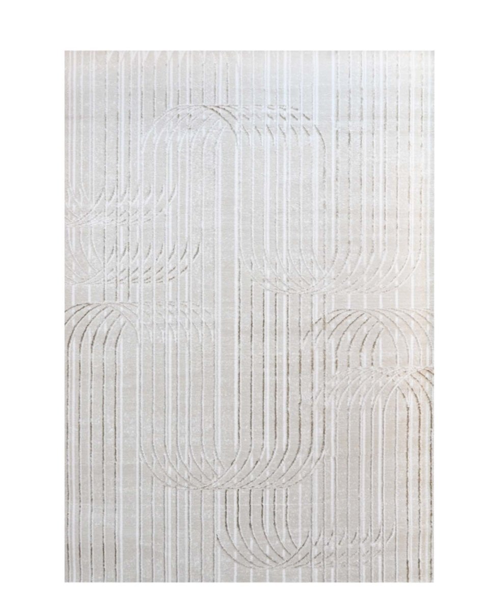 Zeta 751A Beige Plateado | Alfombra Kodaz Carpet