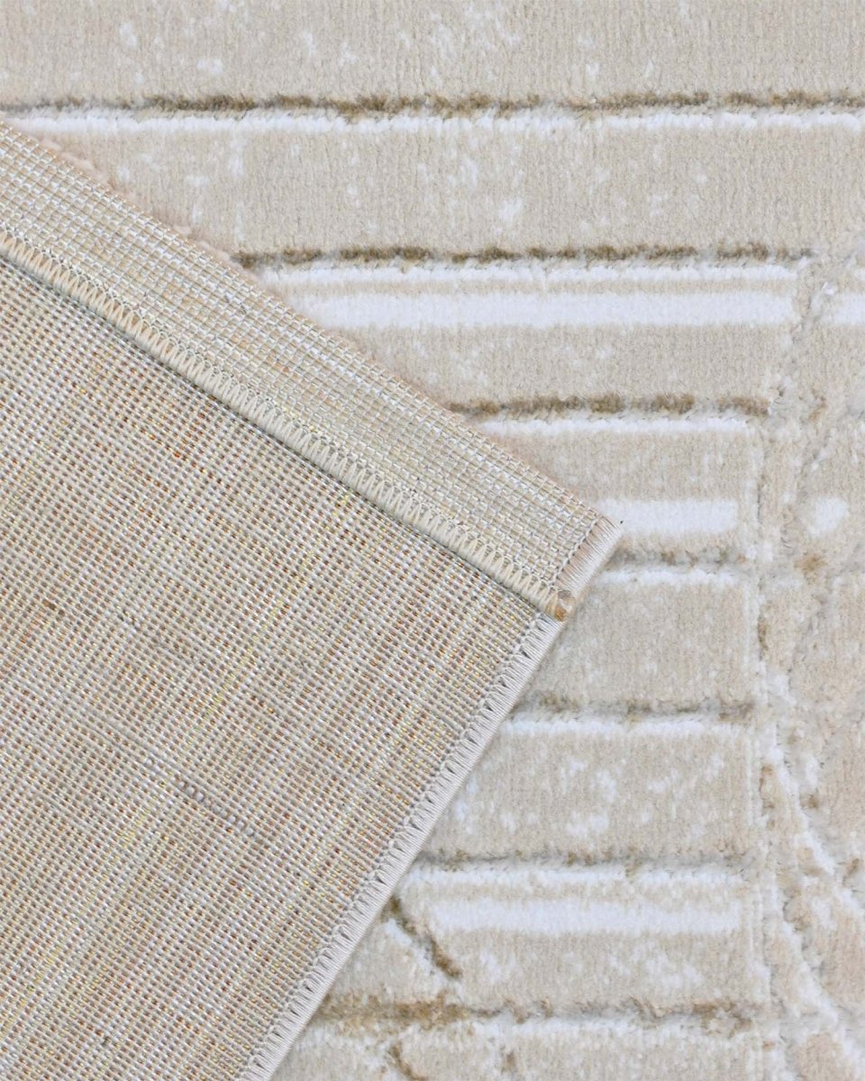Zeta 751A Beige Plateado | Alfombra Kodaz Carpet