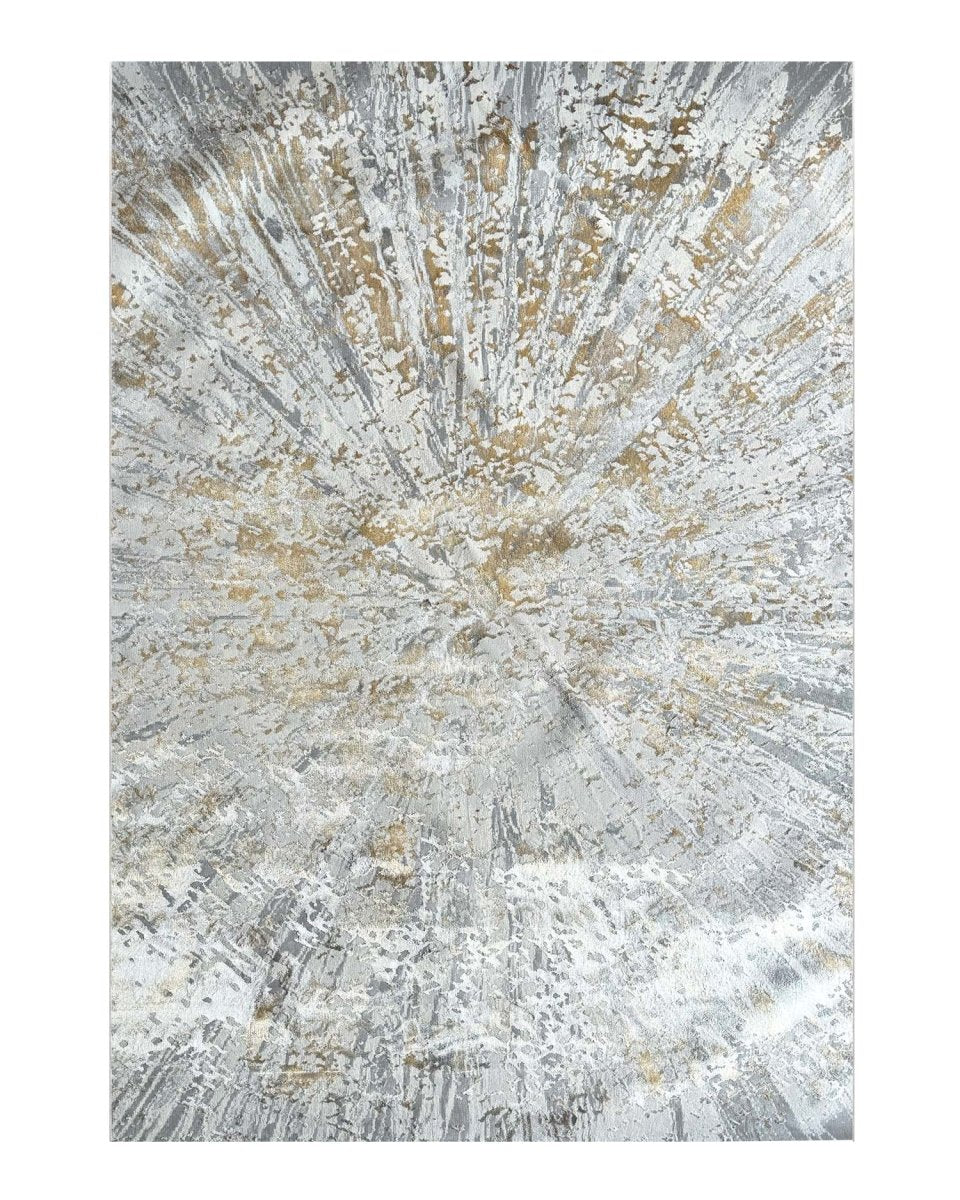 Alfombra Arte 8073 Gris Dorado Kodaz Carpet