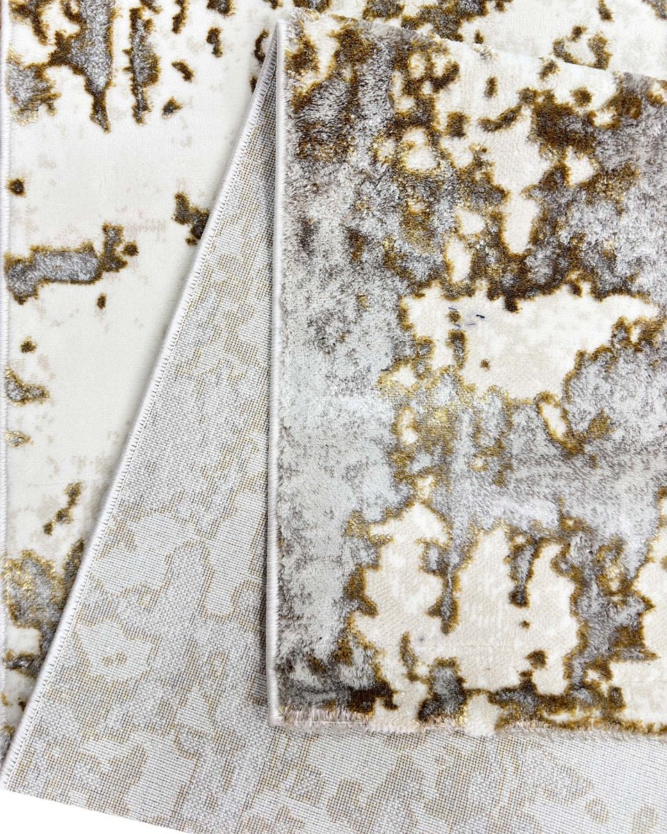 Alfombra Arte 8497A Blanco Dorado Kodaz Carpet