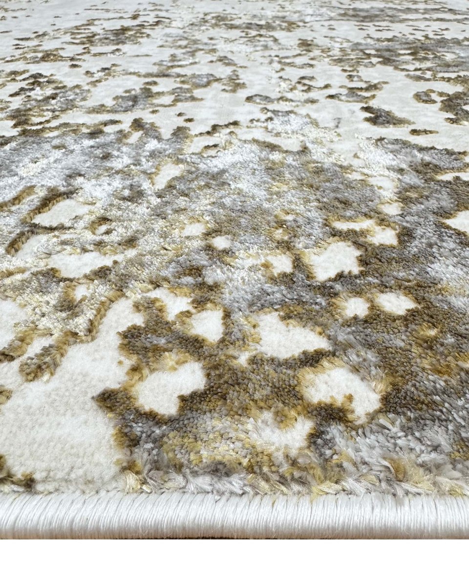 Alfombra Arte 8497A Blanco Dorado Kodaz Carpet