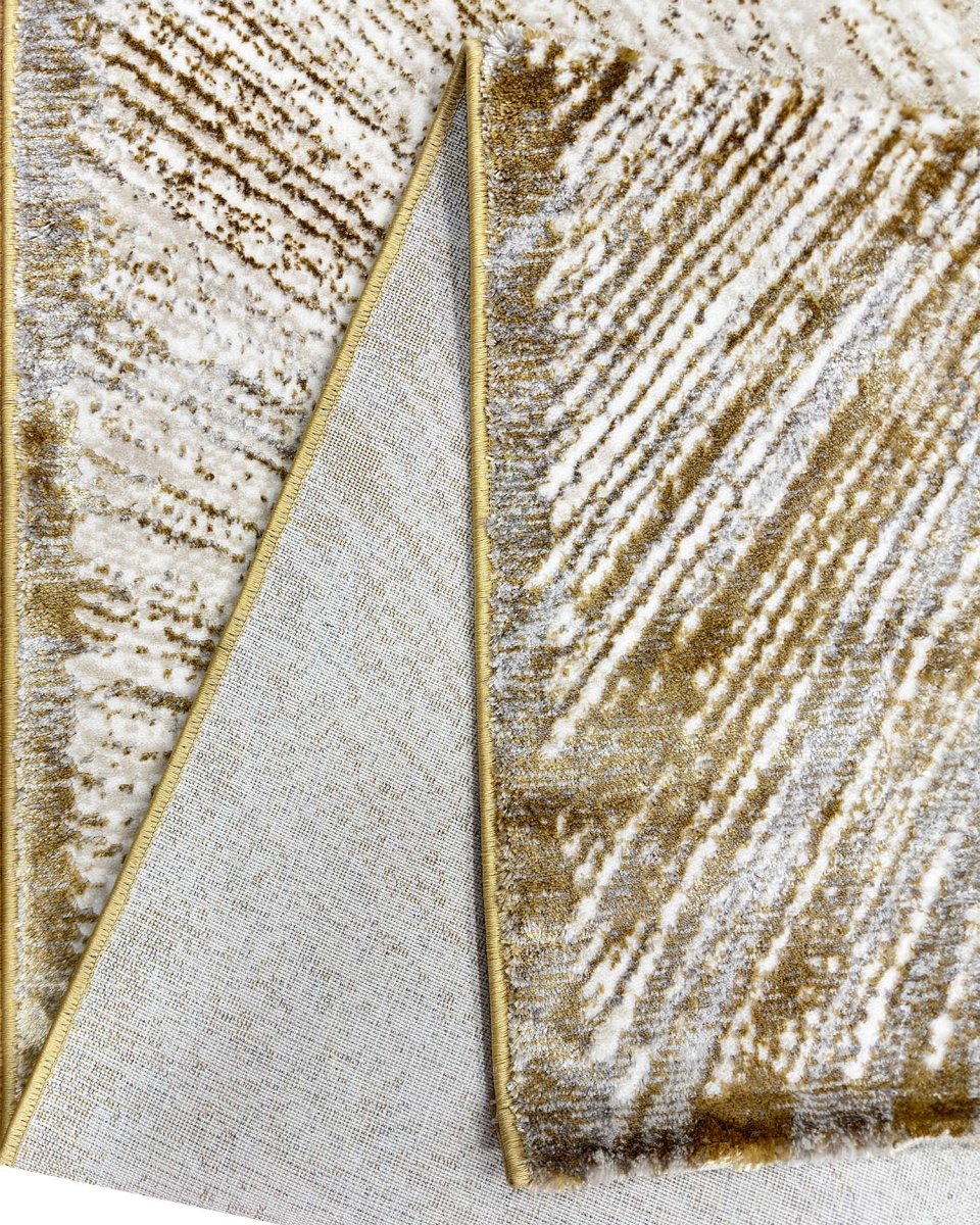 Alfombra Arte 8502A Blanco Dorado Kodaz Carpet