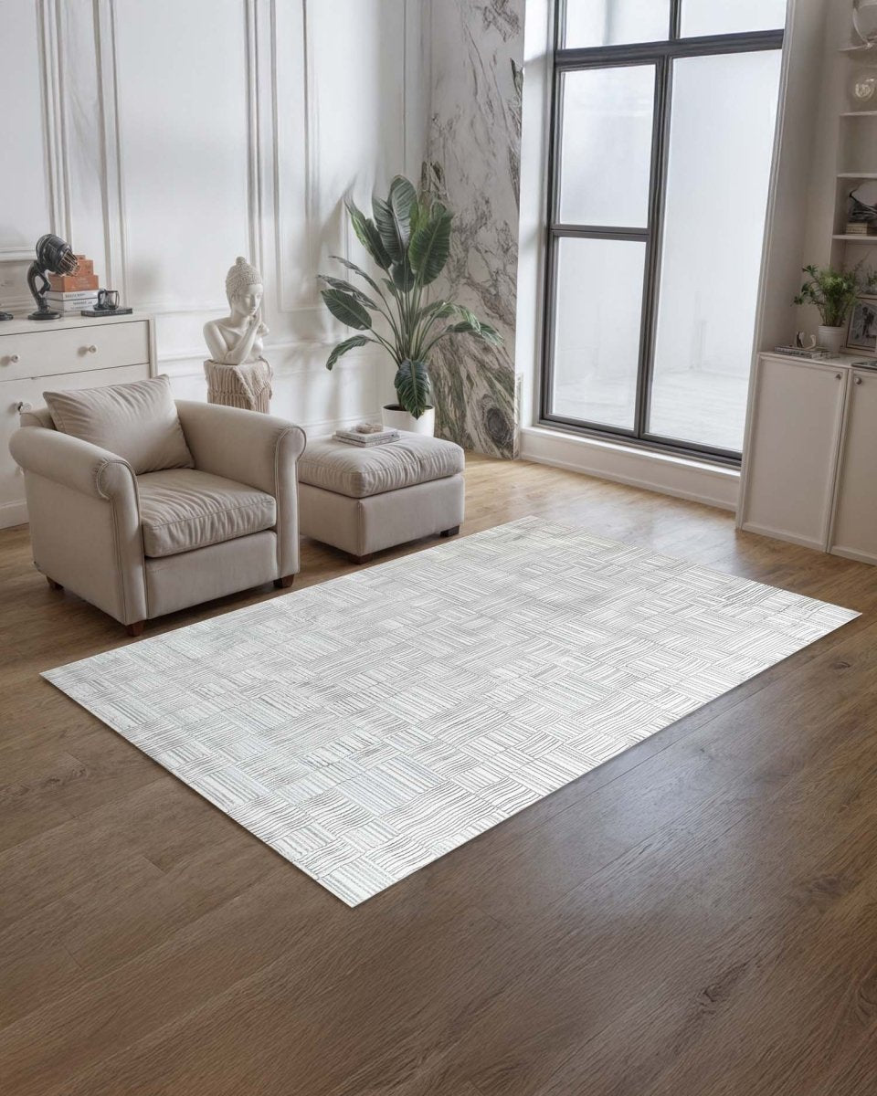 Alfombra Arte 8507 Blanco Crema Kodaz Carpet