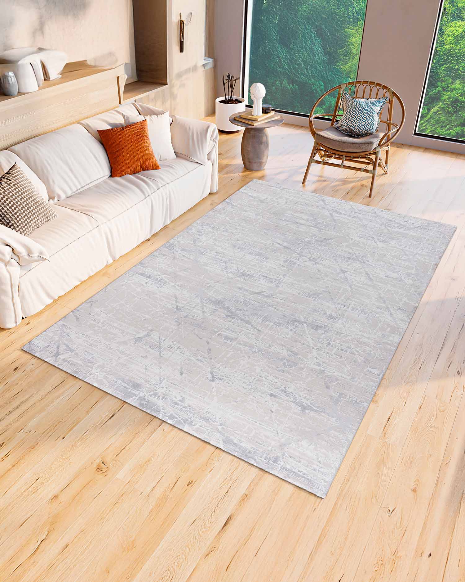 Beta 3901C Blanco Plateado | Alfombra - Kodaz Carpet Latam