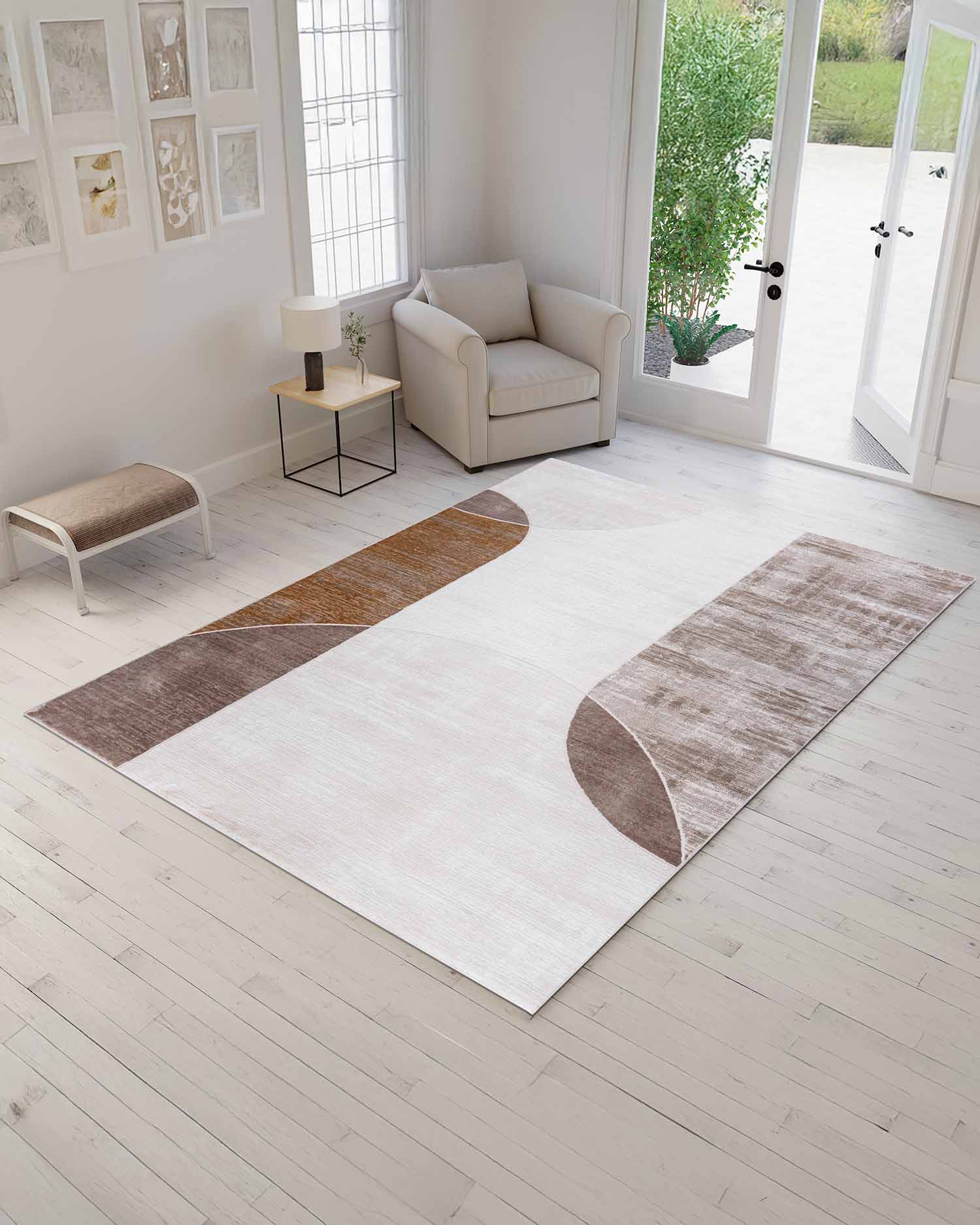 Beta 6833B Blanco Beige | Alfombra - Kodaz Carpet Latam