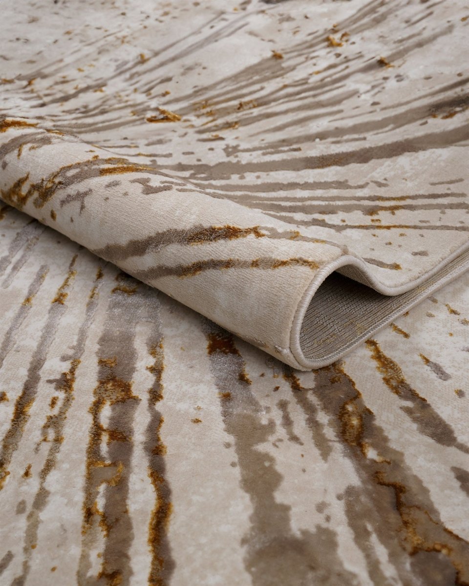 Alfombra Gamma 357A Beige Dorado Kodaz Carpet