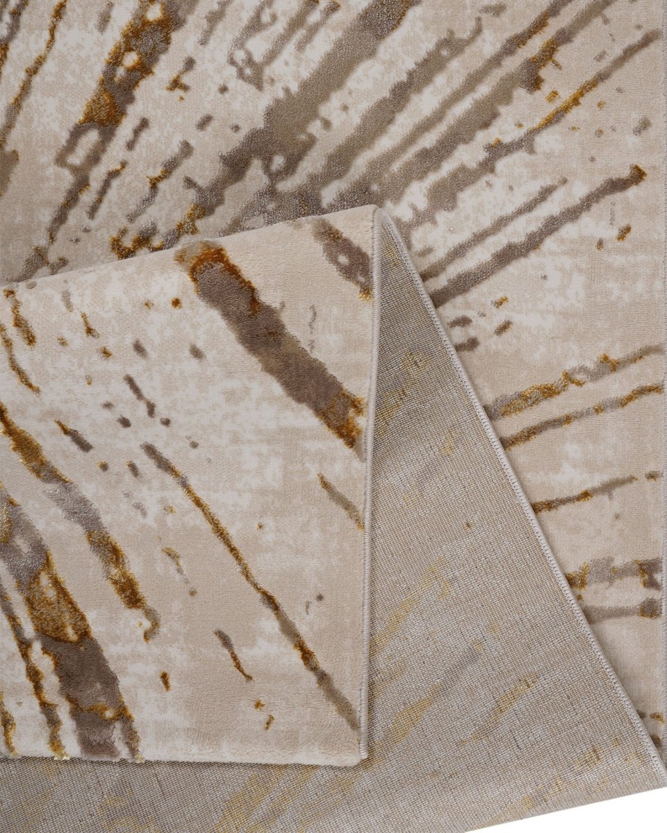 Alfombra Gamma 357A Beige Dorado Kodaz Carpet