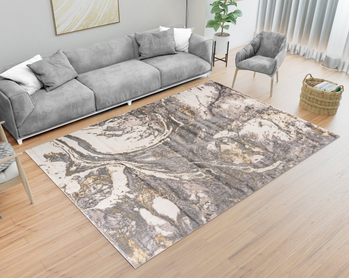 Alfombra Gamma 368A Beige Gris Kodaz Carpet