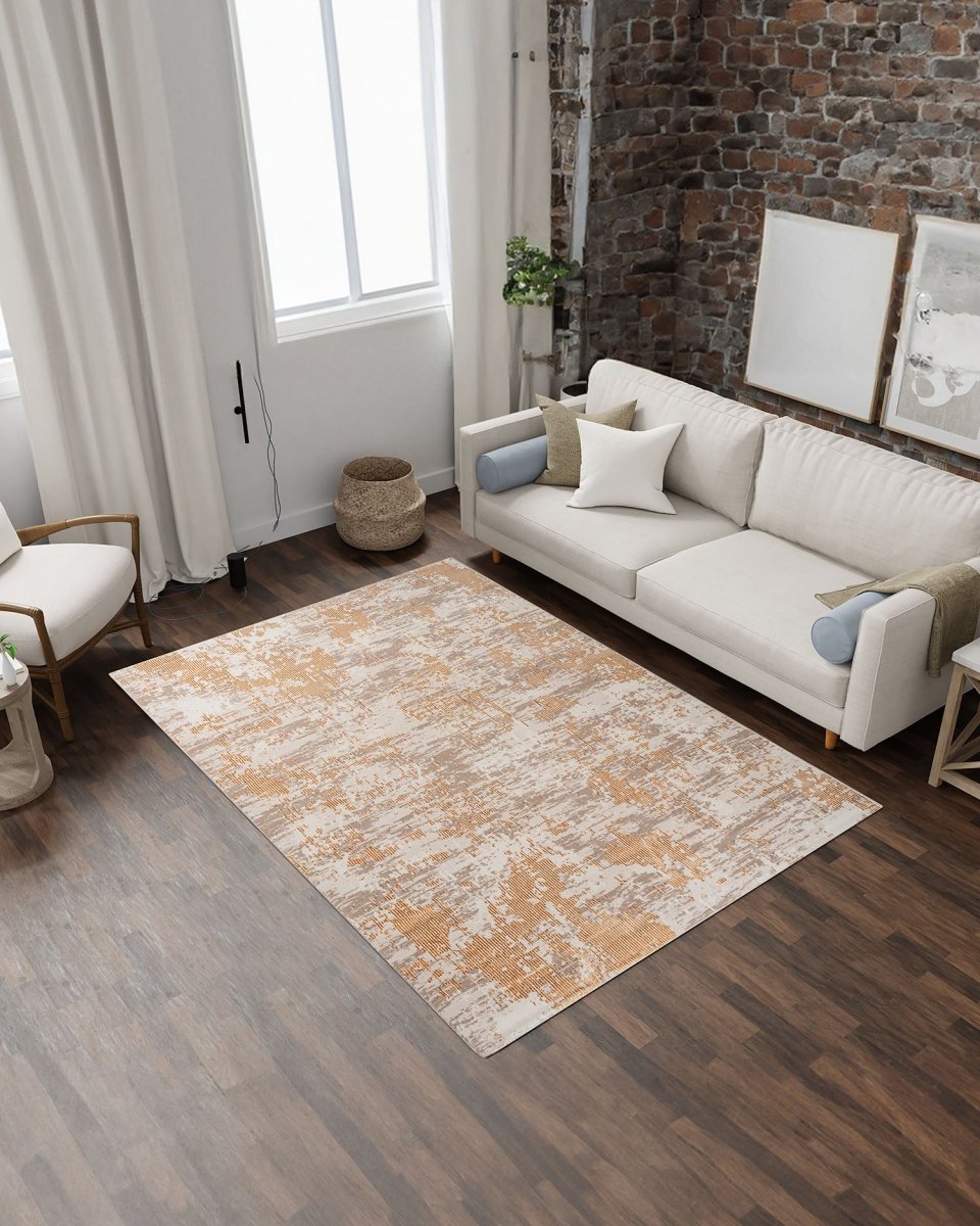 Alfombra Gamma 532A Beige Dorado Kodaz Carpet