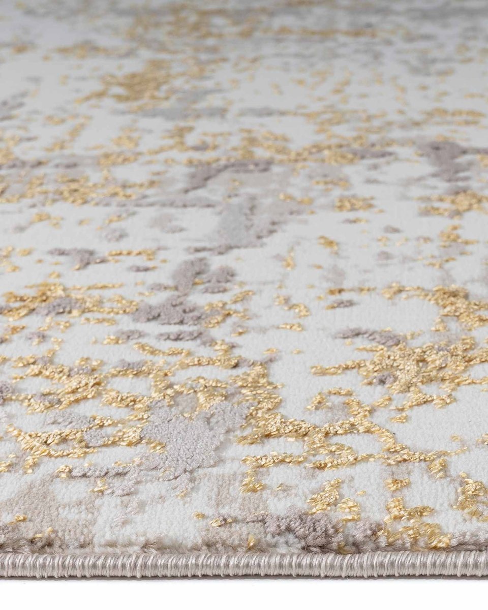 Alfombra Gamma 533A Beige Plateado Kodaz Carpet