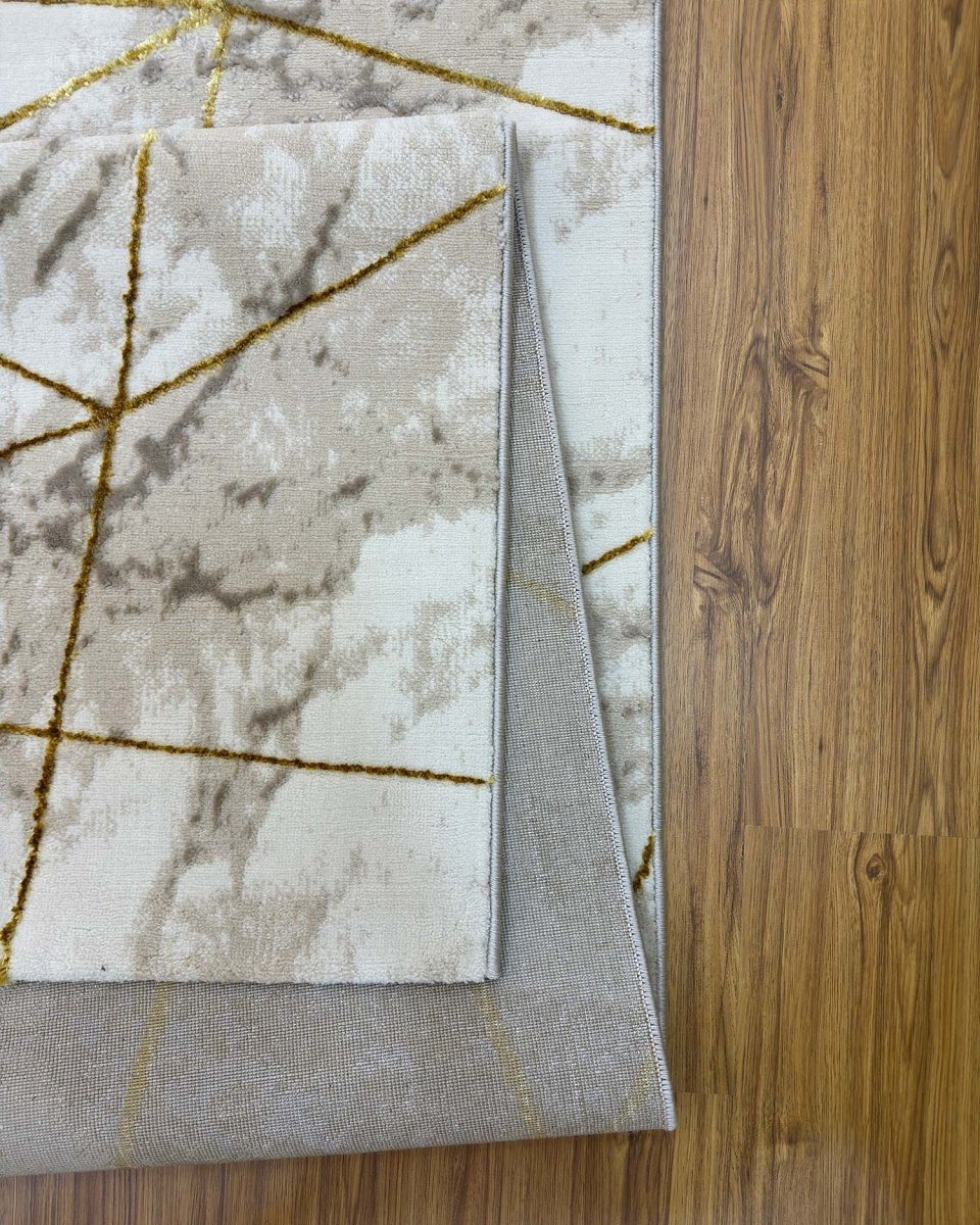 Alfombra Gamma 630A Beige Dorado Kodaz Carpet