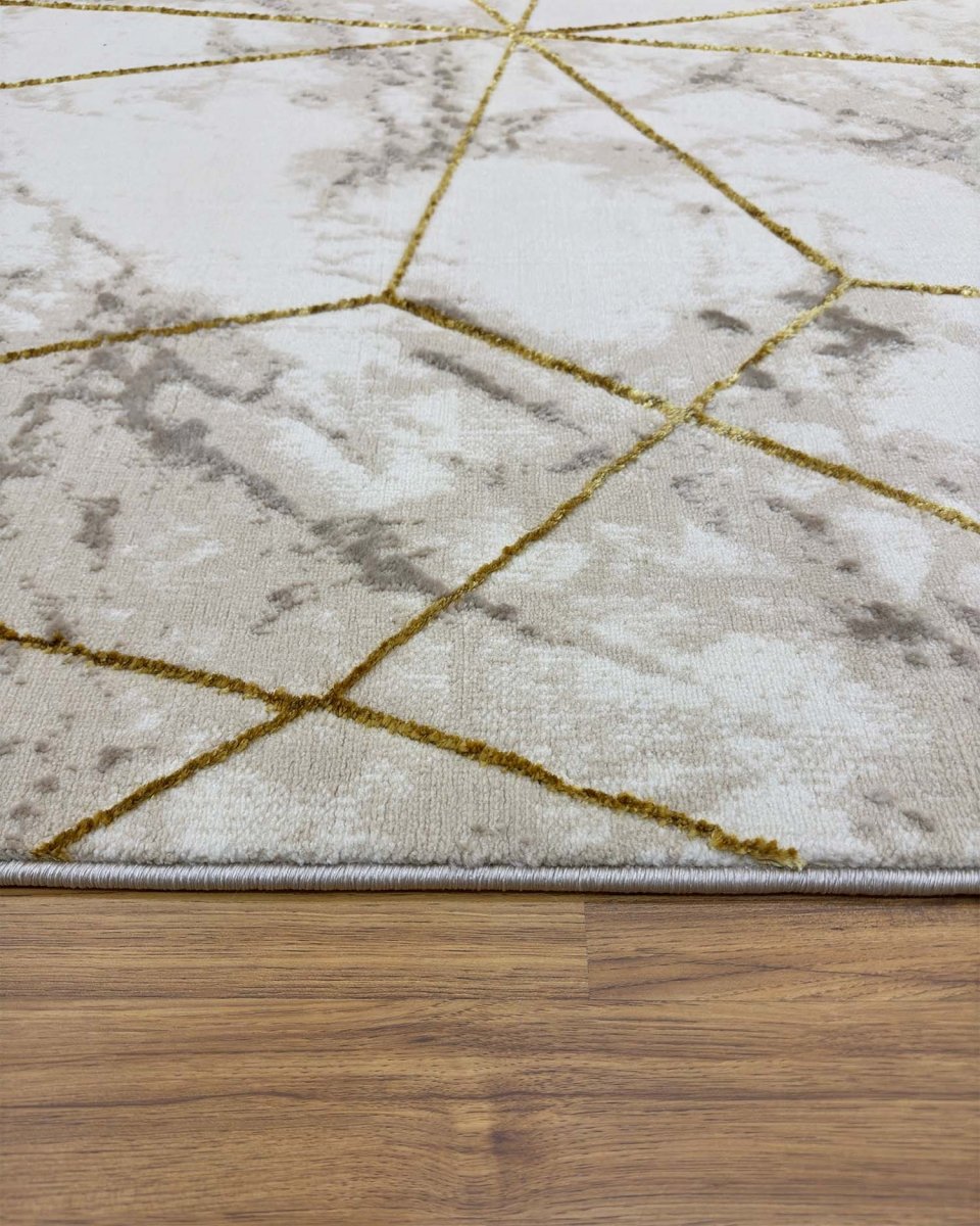 Alfombra Gamma 630A Beige Dorado Kodaz Carpet