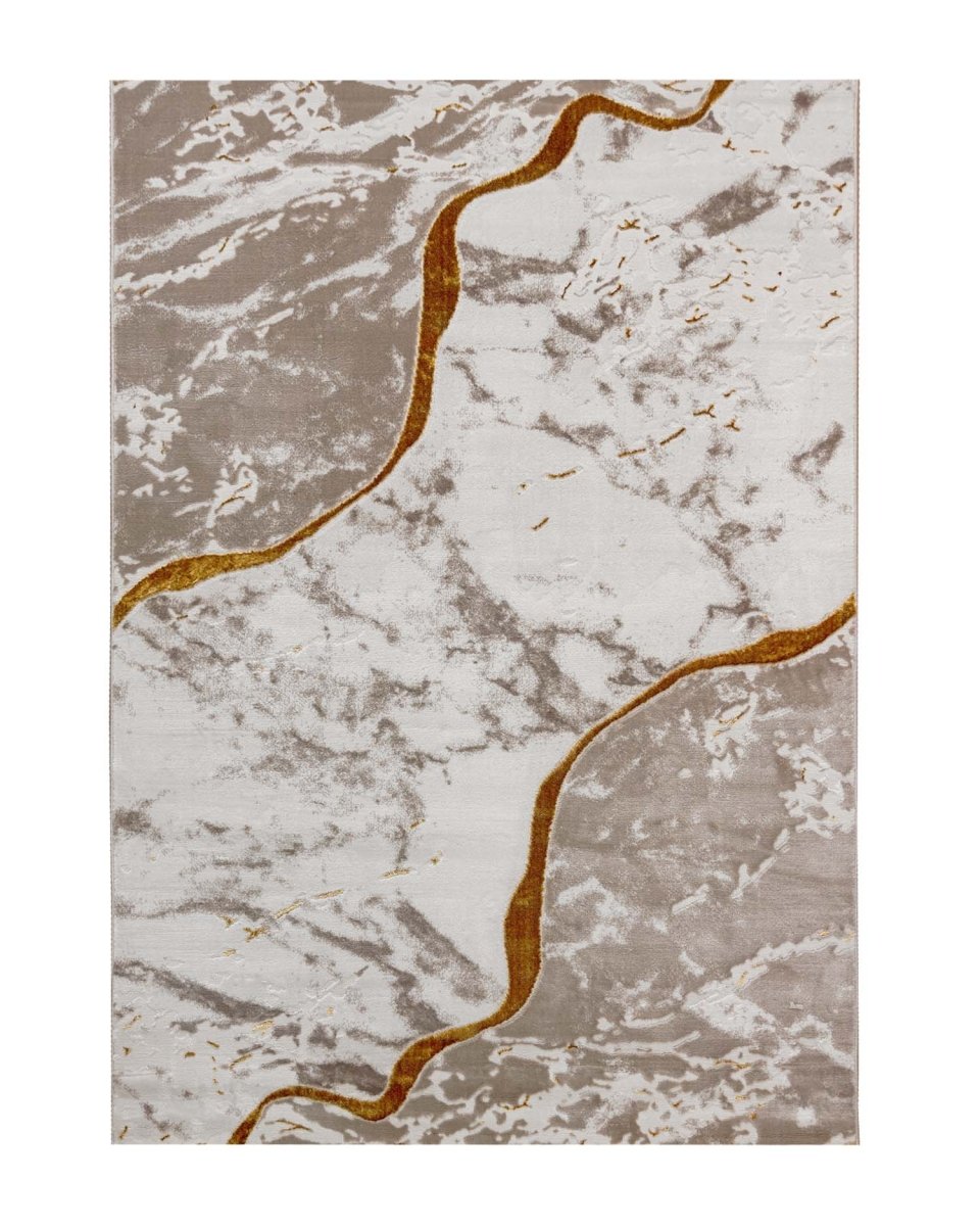 Alfombra Gamma 681A Beige Dorado Kodaz Carpet