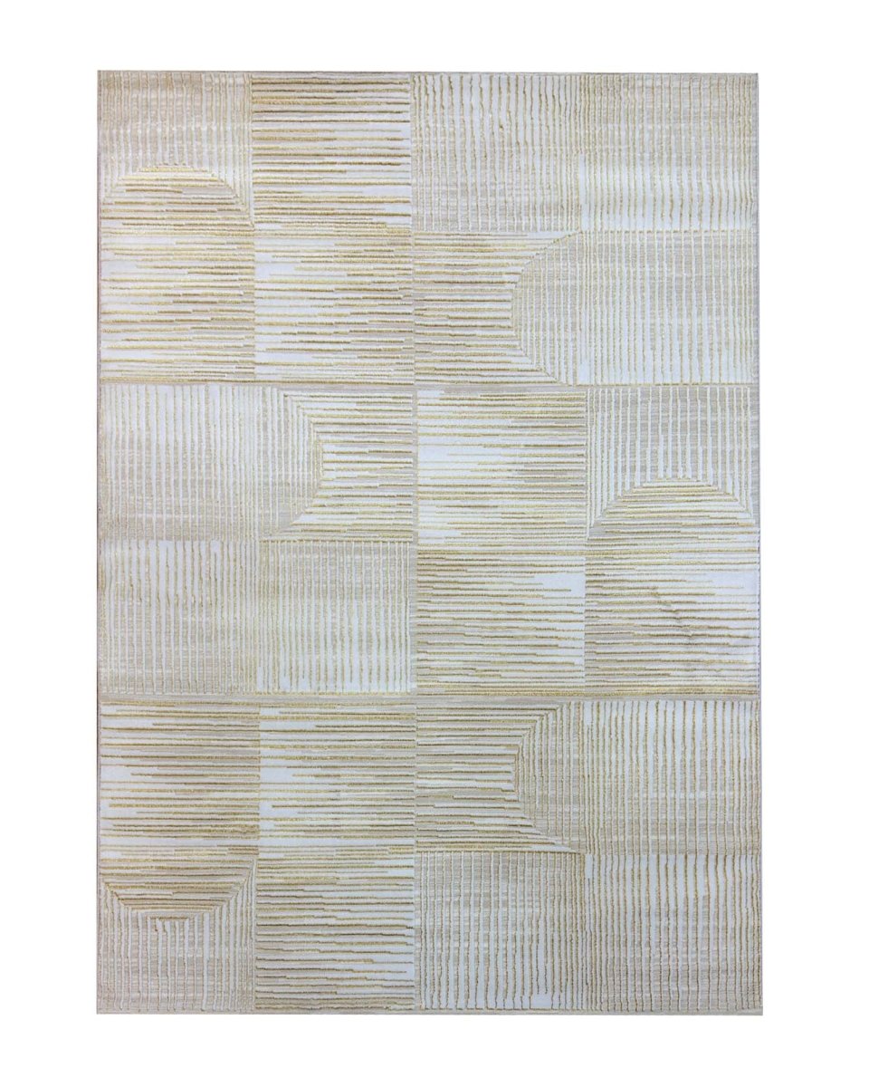Alfombra Gamma 685A Beige Dorado Kodaz Carpet