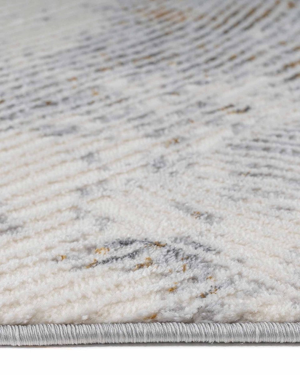 Alfombra Gamma 731A Dorado Plateado Kodaz Carpet